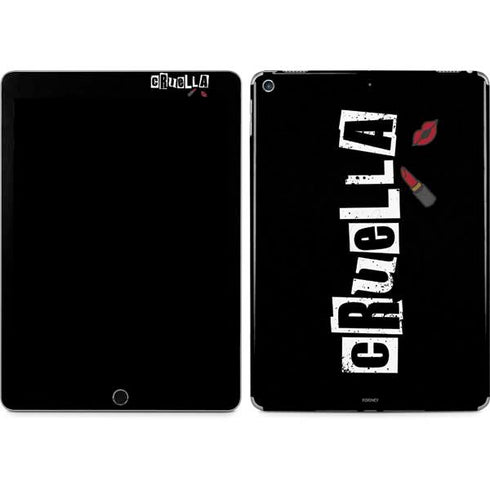 Disney Cruella (2021) Logo and Lipstick iPad Skins